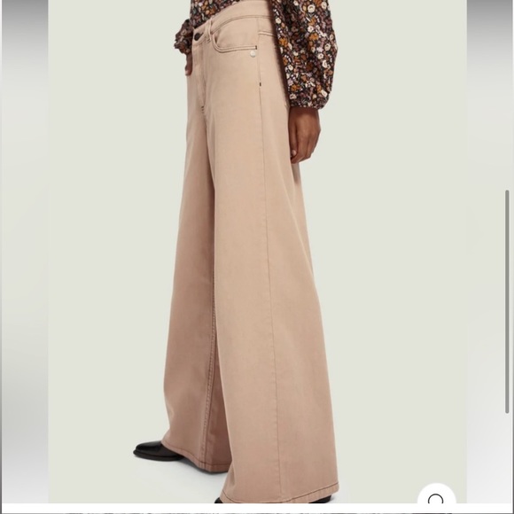 Scotch & Soda Denim - SALE Scotch & Soda peach colored wide flare jeans 24 EUC